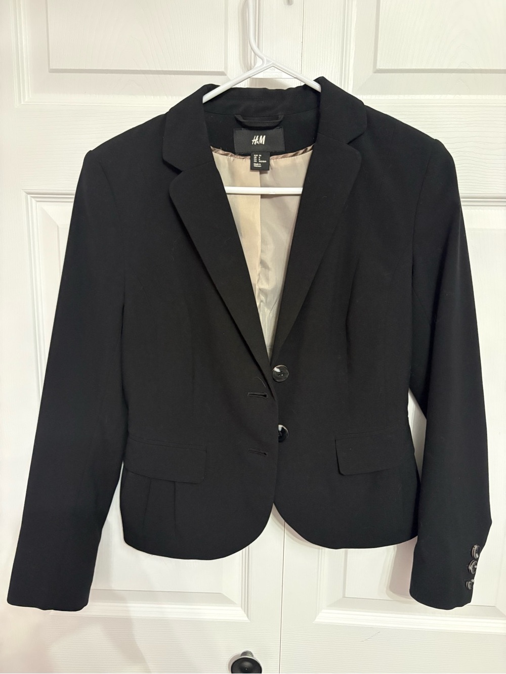 H&M Black Women's Single-Breasted Blazer